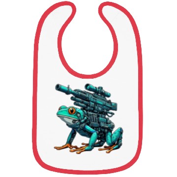 Discover Frog Robot Mech Cyborg Future Bibs