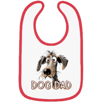 Discover DOG DAD Father's Day Gift for Dad Bibs