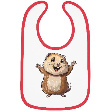 Discover Happy Lemming Embrace The Joyful Moments Bibs