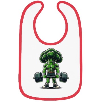 Discover Broccoli Workout Muscular Broccoli Lifting Weights Bibs