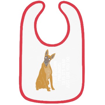 Discover Funny Belgian Malinois Dog Breed Bibs