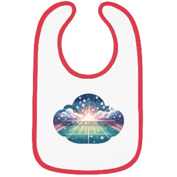 Discover Tennis Court Sunrise Bibs