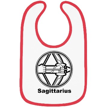 Discover Sagittarius Zodiac Symbol Bibs