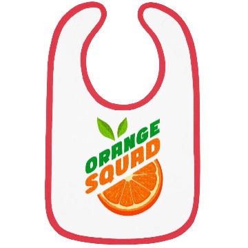 Discover Orange Citrus Fruit Orange Lover Orange Squad Bibs