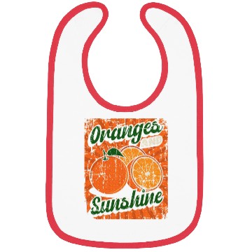Discover Fruit Lover Oranges And Sunshine Bibs