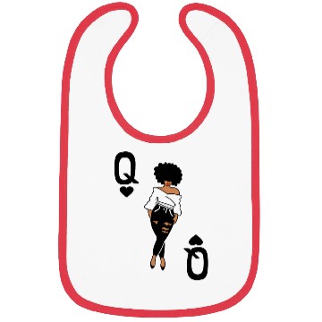 Discover Punky's Queen Heart Card Sexy Afro Lady Heels Bibs