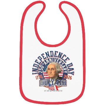 Discover Independence Day 250th Patriot Portrait Bibs