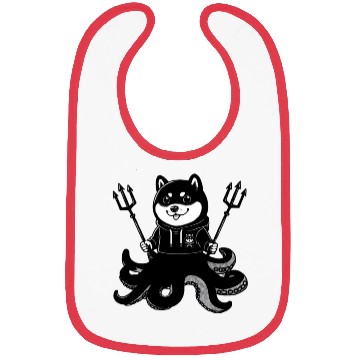 Discover Shiba Inu octopus Bibs