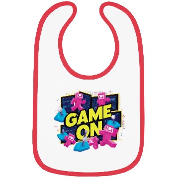 Discover Retro Game On Design Bibs