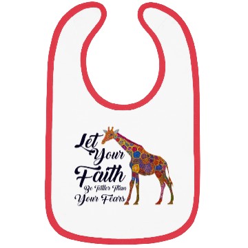 Discover Giraffe Lover Christian Faith Bible Verse Bibs