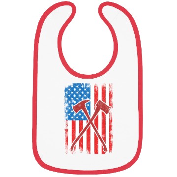 Discover 4th Of July US Firefighter Bibs
