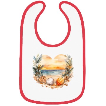 Discover Watercolor Beach Clipart, Summer PNG Bundle, Bibs