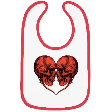 Discover Skull Heart Bibs