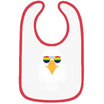Discover LGBTQ BALD EAGLE PRIDE DESIGN Bibs