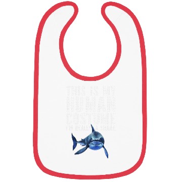 Discover Shark Lover, My Human Costume, Great White Shark Bibs