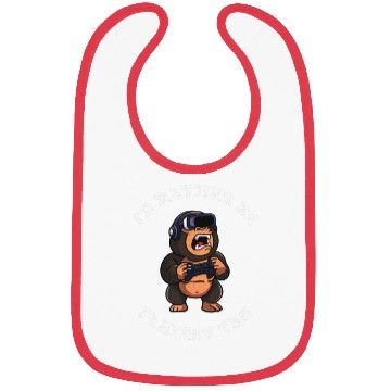 Discover Gorilla Monkey I'd Rather Be Playing VR Gorilla Bibs