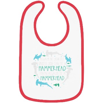 Discover Hammerhead Underwater Ocean Hammerhead Shark Lover Bibs