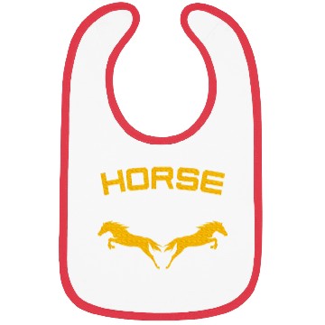 Discover Horses Double Horse Riding Horsepower Lover T Bibs