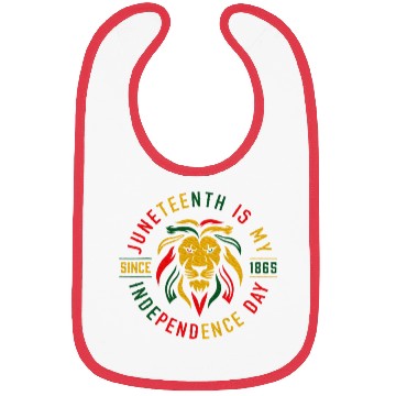 Discover Juneteenth Is My Independence Day Lion Free Ish Bibs