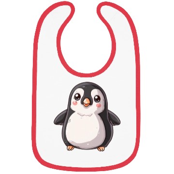 Discover Adorable Penguin Character Standing Alone Bibs