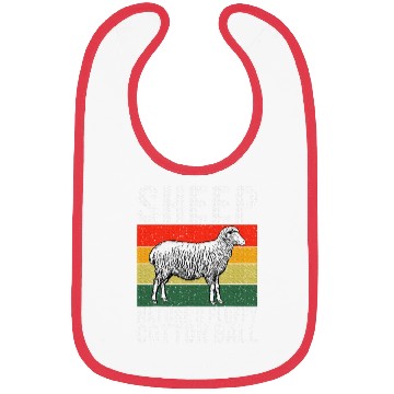 Discover Sheep Natures Fluffy Cotton Ball Sheep Bibs
