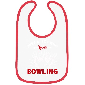 Discover just a boy who loves bowling Bibs