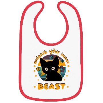 Discover unleash your inner beast Bibs