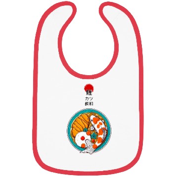 Discover Harmony of Koi Fish and Katsu Delight Bibs