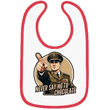 Discover Never say no to chocolate Bibs
