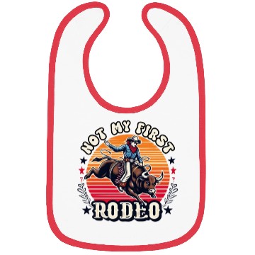 Discover Not My First Rodeo Bibs