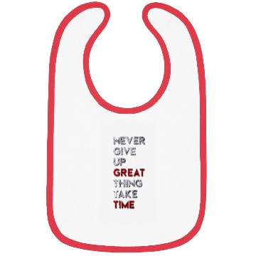 Discover Never Give Up Bibs
