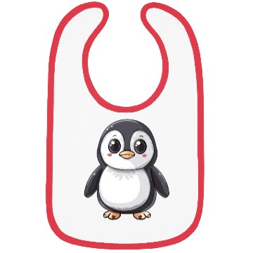 Discover Adorable Penguin Character Embraces Your Style Bibs
