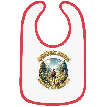 Discover Adventure awaits embrace the unknown Bibs