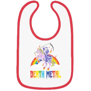 Discover Goth Rock Satan Unicorn Festivals Death Metal Bibs