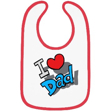 Discover I Love Dad Bibs
