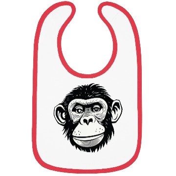 Discover Ape Monkey Bibs