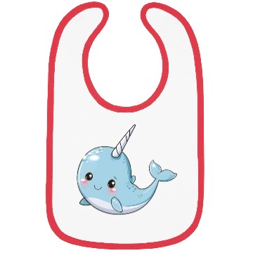 Discover Adorable Narwhal Fantasy Encounter Bibs