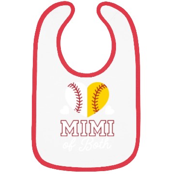 Discover Baseball Grandma Grandmother Grandparents Day Bibs