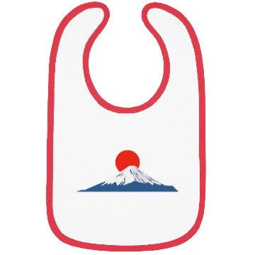 Discover Japanese dawn on Mount Fuji Bibs
