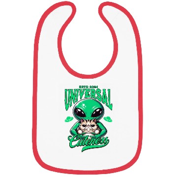 Discover Intergalactic Cat and extraterrestrial Alien Bibs