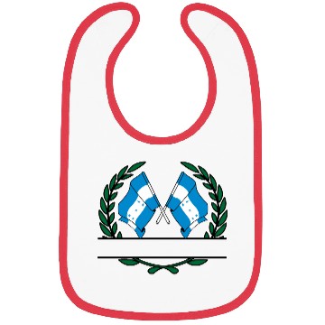 Discover Flags Honduras laurel wreath banner Bibs