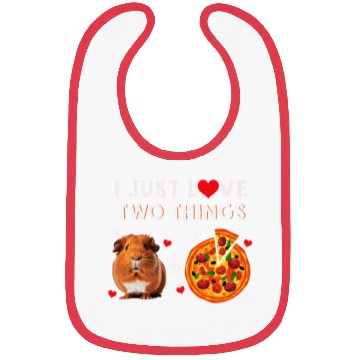 Discover Guinea Pig Pizza Lover Furry Potato Piggy Bibs