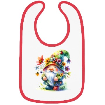 Discover Cute Gnomes Clipart - Adorable Garden Gnome Bibs