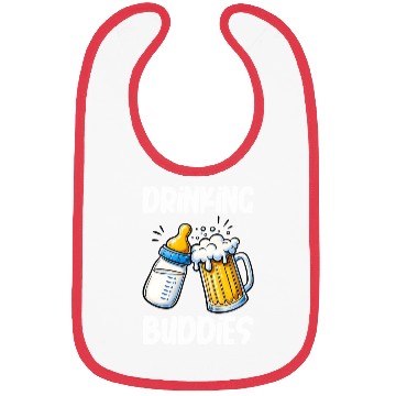 Discover Drinking Buddies Creative Fun Novelty Bibs