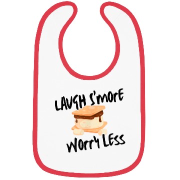 Discover Laugh Smore Funny Camping Campfire Bibs