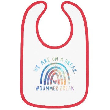 Discover We Are Break Summer Rainbow Bibs