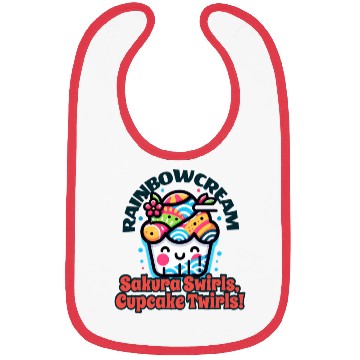 Discover Blossom Delight Cupcake Bibs