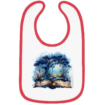 Discover Watercolor Open Book Clipart Bundle, Fantasy Bibs