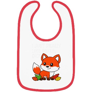 Discover I Just Really Like Foxes Fox Lover Bibs
