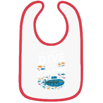 Discover School Submarine Ready To Dive Into Learning Bibs